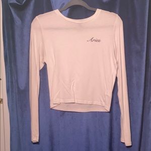 Aries white long sleeve